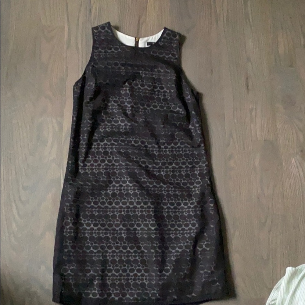 Oasis black and white bubble dress